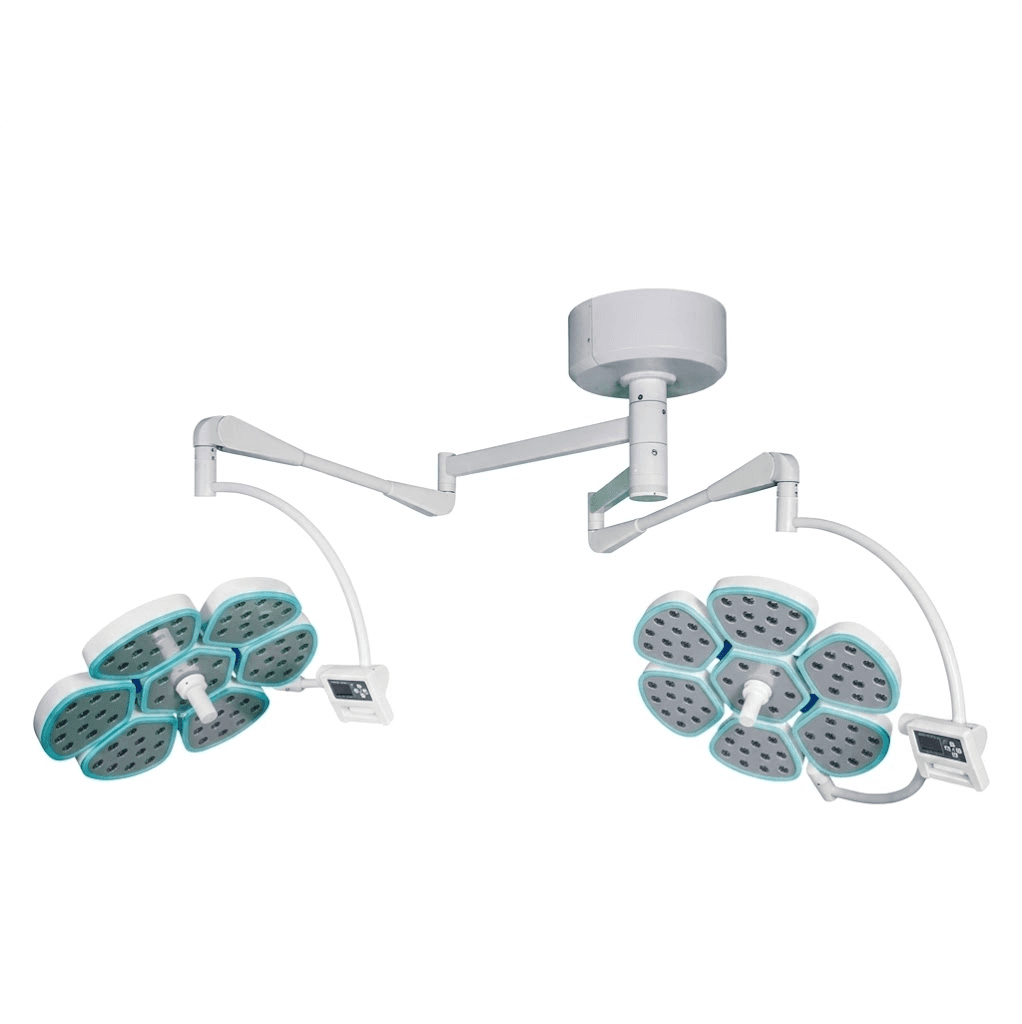 Đèn mổ LED treo trần hai tay 144 bóng Suxin SX-II 6/6